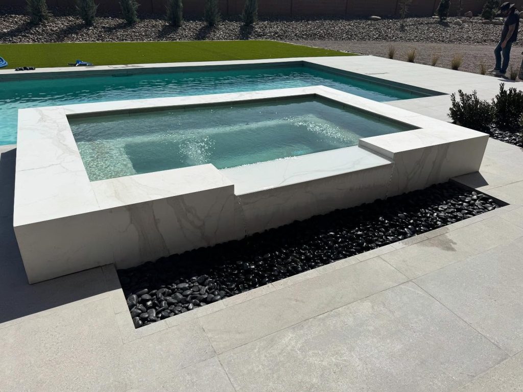 Spa and Hot Tub in Albuquerque built New Mexico.